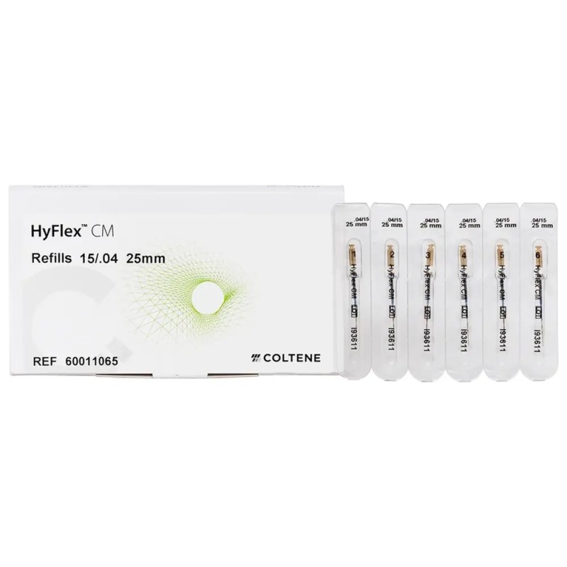 COLTENE HyFlex®CM Pilník 25mm Taper 04 ISO 015 6ks