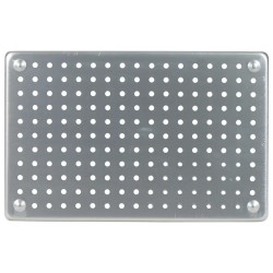 NICHROMINOX AluminiumTray Hliníkový Tácek Stříbrný Perforovaný 28x18cm 1ks