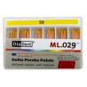 DiaDent Gutaperčové Čepy ML.029 02Taper ISO50 120ks