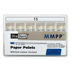 DiaDent Papírové Čepy MMPP 02Taper ISO15 200ks