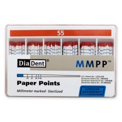 DiaDent Papírové Čepy MMPP 02Taper ISO55 200ks