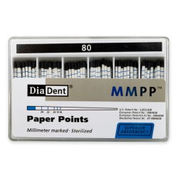 DiaDent Papírové Čepy MMPP 02Taper ISO80 200ks