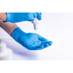 easyCARE Nitrile Rukavice Modrá S 100ks
