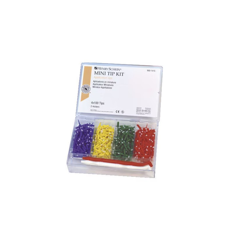 HENRY SCHEIN Mini Tip Kit (4x 100ks + 2x Držák) 1bal