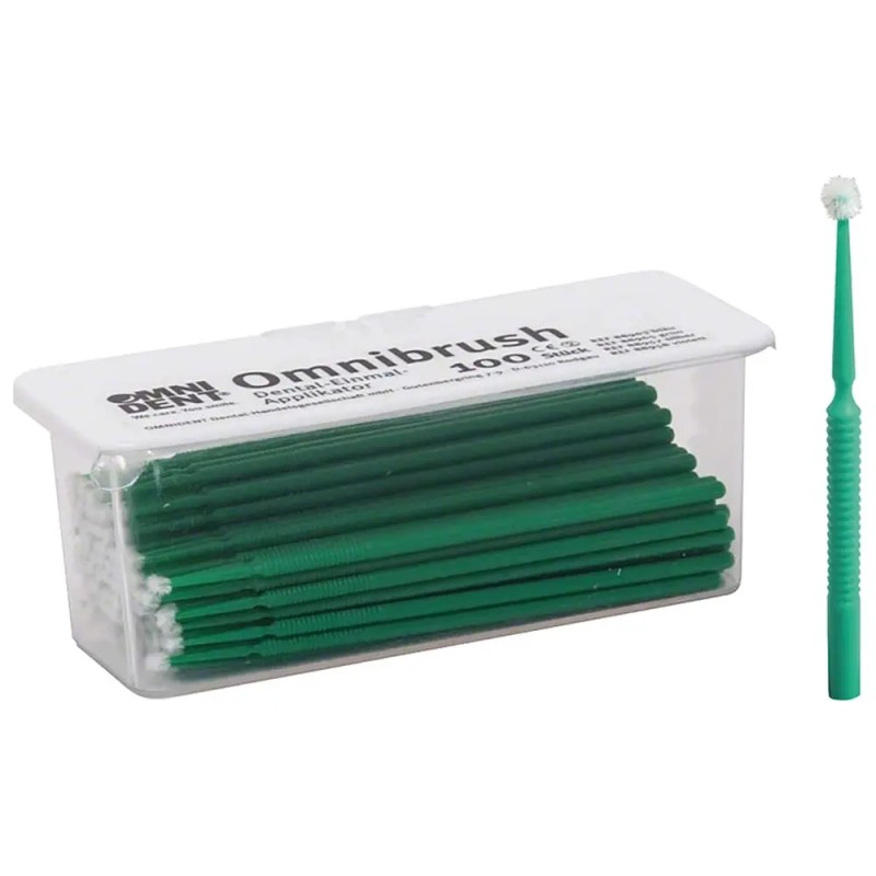 OMNIDENT Omnibrush Zelená 100ks
