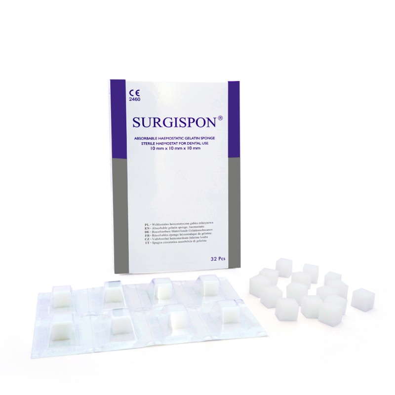 Aegis Lifescience Surgispon Peletky 10x10x10mm 32ks