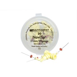 ULTRADENT NaviTip™ (21mm Ø0,33mm 29ga) Světle Žlutá  20ks