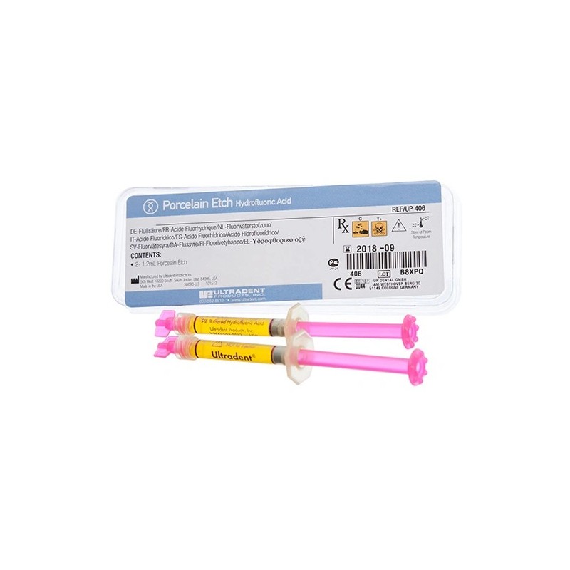 ULTRADENT Porcelain Etch 1,2ml 2ks