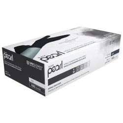 UNIGLOVES Black Pearl Nitrilové Rukavice Nepudrované Černá XS 100ks