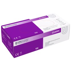 UNIGLOVES CLASSIC Rukavice Latex XL Pudr 100ks