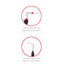 SybronEndo Elements™ Free Buchanan Ruční Vel.1 Červená 1ks