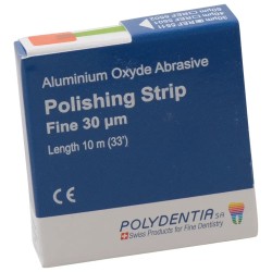 Polydentia Polishing Strip Brusná Páska 30 µm 10m Zelená 1ks