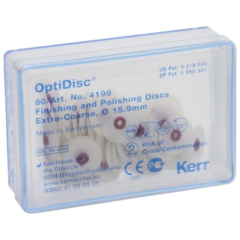 Kerr OptiDisc®Extra Hrubý Ø 15,9mm Tmavě Hnědá 100 ks