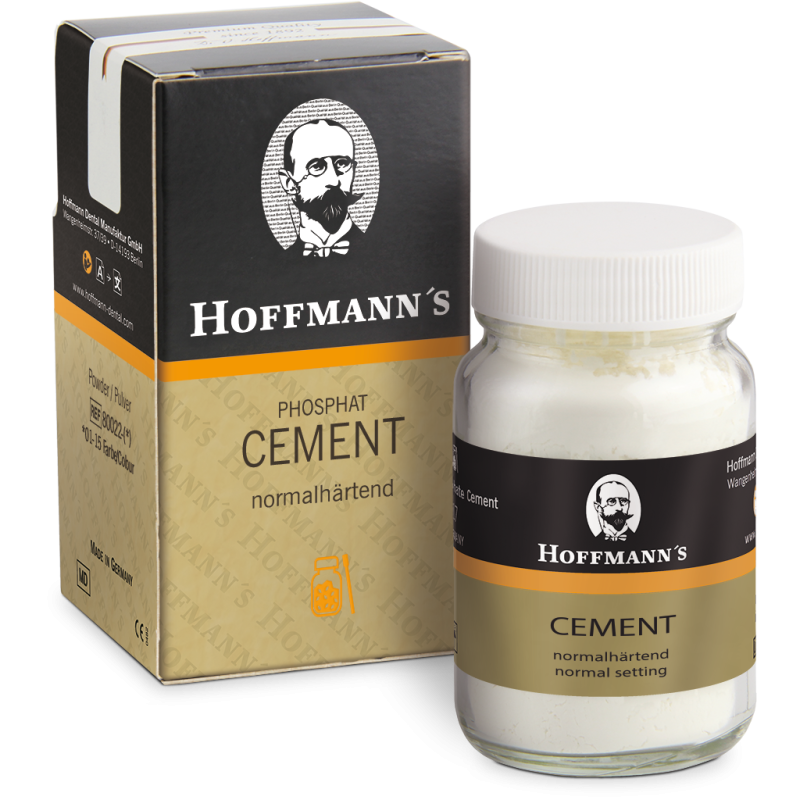 Hoffmann Hoffmanns Cement Prášek Světle Žlutý Normalně Tuhnoucí 100g 1 ks
