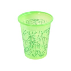 smartdent Kelímky Plastové 180ml Květinově Zelená 1500ks