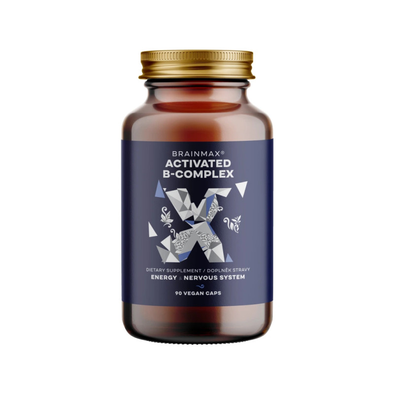 BRAINMARKET BrainMax Activated B-Complex (90 kapslí) 1bal