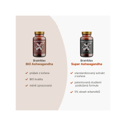 BRAINMARKET BrainMax BIO Ashwagandha 560mg (100 kapslí) 1bal