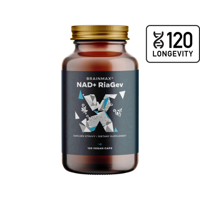BRAINMARKET BrainMax NAD+ RiaGev 750 mg (100 kapslí) 1bal