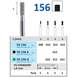 HORICO Diamantový Brousek FG156 ISO10 5ks