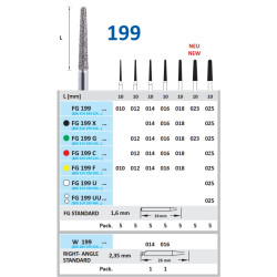 HORICO Diamantový Bruska TFG 199 IS0 018 5ks