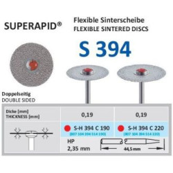 HORICO Diamantový Disk Superapid® 394 Oboustranný IS0 190 1ks