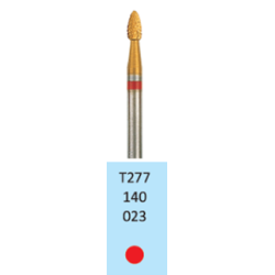 HORICO Fréza Tvrdokovová HP T277 Potažená Nitridem Titanu Červená Jemná ISO 023 1ks