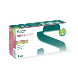 Sempermed® Latex Comfort Rukavice Bez Pudru L Bílá 100ks