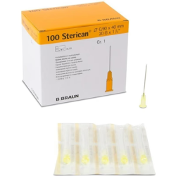 B. BRAUN Sterican Injekční Jehly Luer Žlutá 20G (0,9x40mm) 100ks