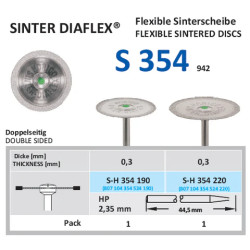 HORICO SINTER DIAFLEX® Diamantový Kotouč 354 Oboustranný Normal IS0 220 1ks