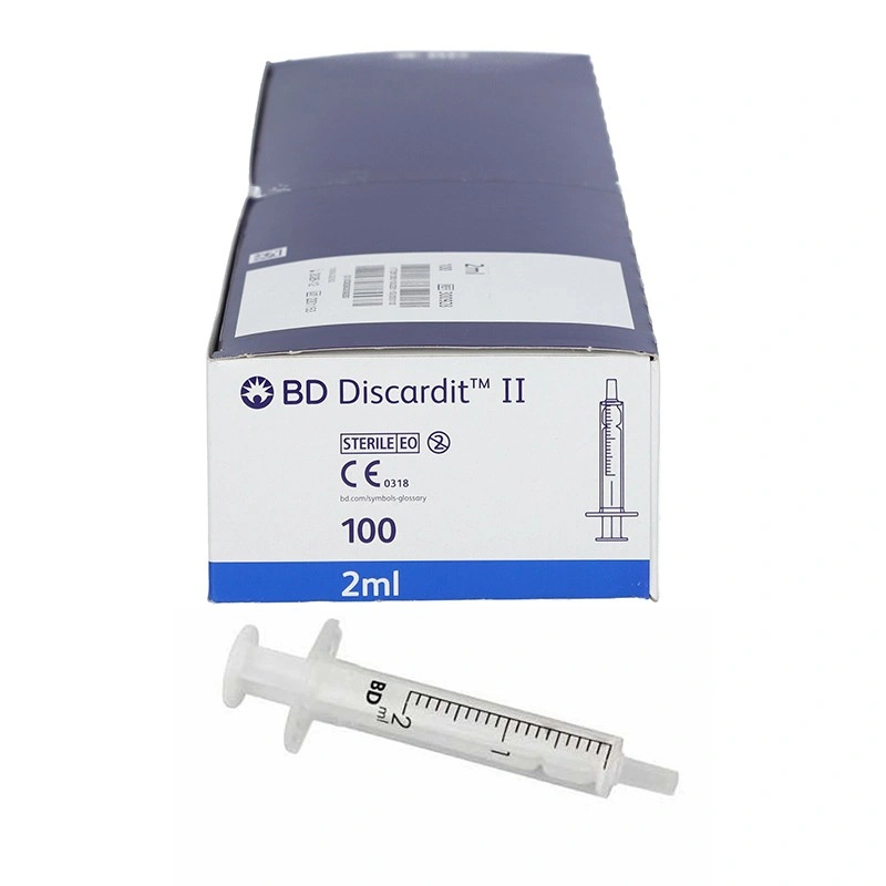 BD Discardit II Stríkačky Bílá 2ml 100ks