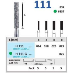 HORICO Diamantový Brousek H111 ISO 025 5ks