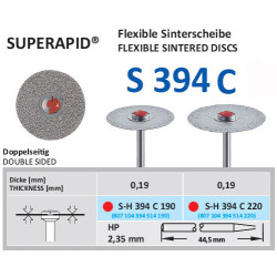 HORICO Diamantový Kotouč SUPERAPID®Oboustranně Sypaný ISO 220 1ks