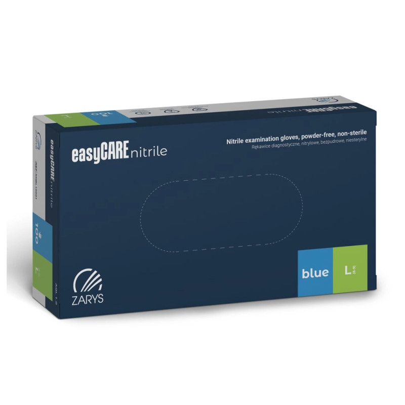 easyCARE Nitrile Rukavice Modrá L 100ks