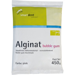 smartdent Alginat Bubble Gum Normálně Tuhnoucí 450g 1ks