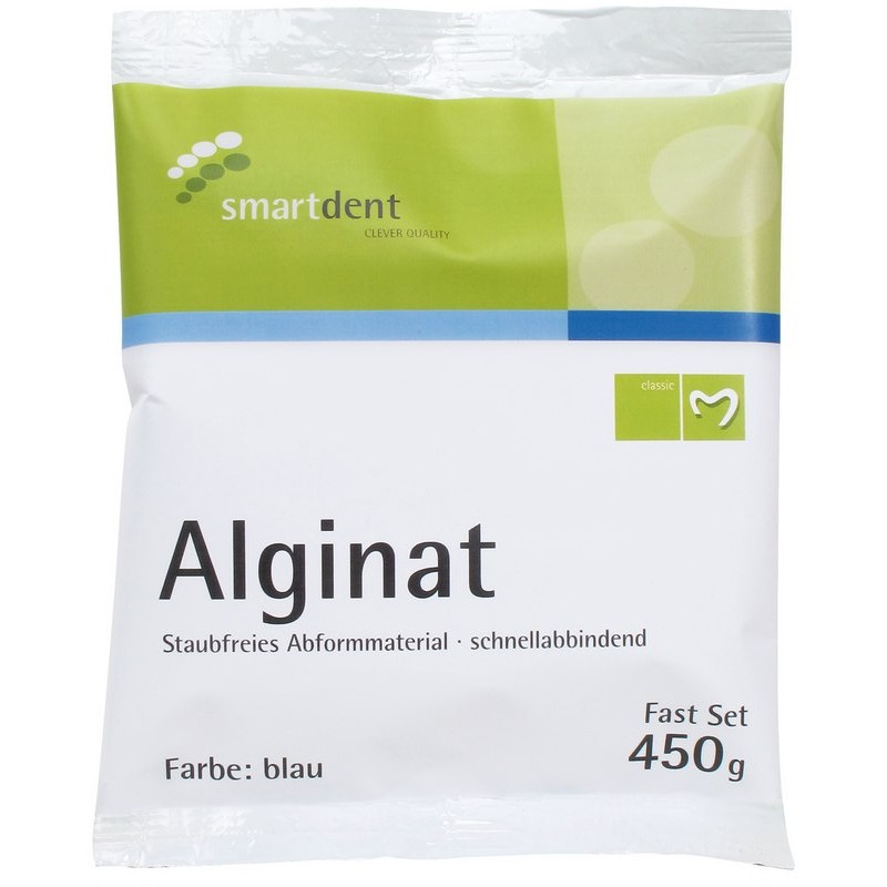 smartdent Alginat Otiskovací Hmota Modrá 450g 1ks