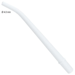 DENTALINE Chirurgická Savka 4mm Bílá 20ks