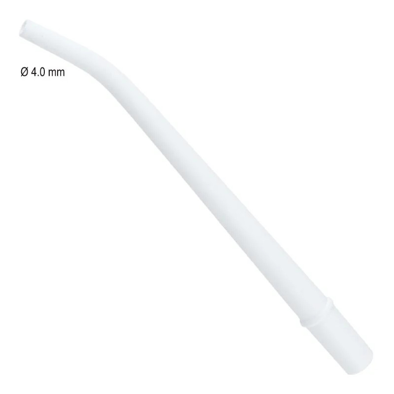 DENTALINE Chirurgická Savka 4mm Bílá 20ks