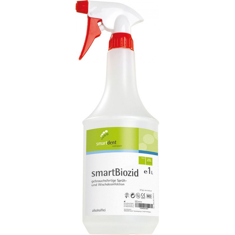smartdent smartBiozid Postřiková Dezinfekce Bez Alkoholu 1l