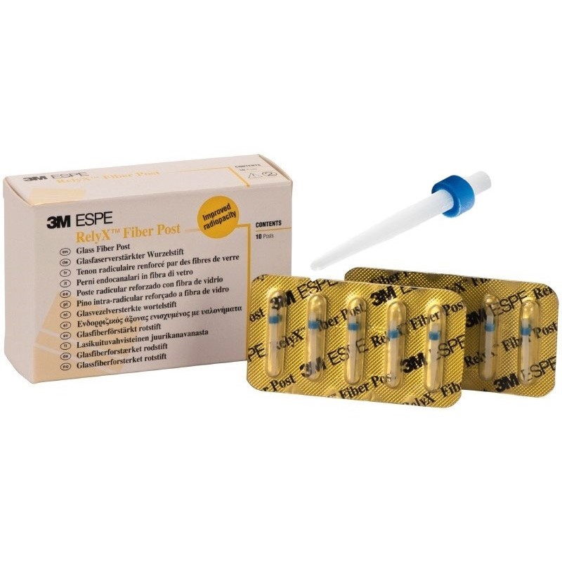 3M/Solventum RelyX™ Fiber Post Kořenové Čepy S3 Modrá 10ks