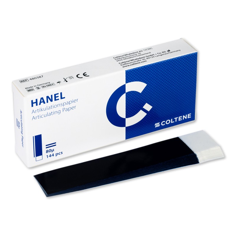 COLTENE HANEL Articulating Paper Proužky Modrá 80µm 144ks