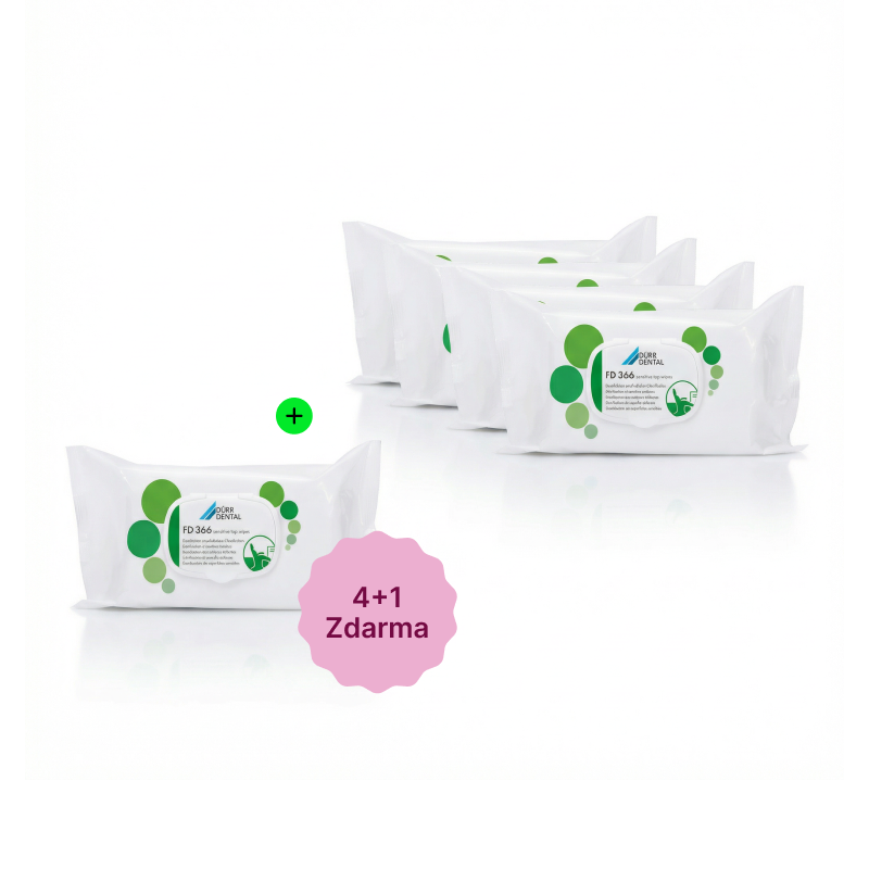 DÜRR DENTAL FD 366 Sensitive Top Wipes 50ks 4+1 Zdarma