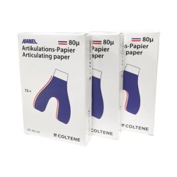 COLTENE HANEL Articulating Paper Podkova Modročervená 80µm 72ks