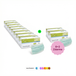 smartdent smartmask Ústenky Zelená 50ks 8+2 Zdarma