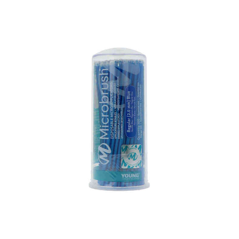 Microbrush® Micro-Applicator Regular Modrá 100ks
