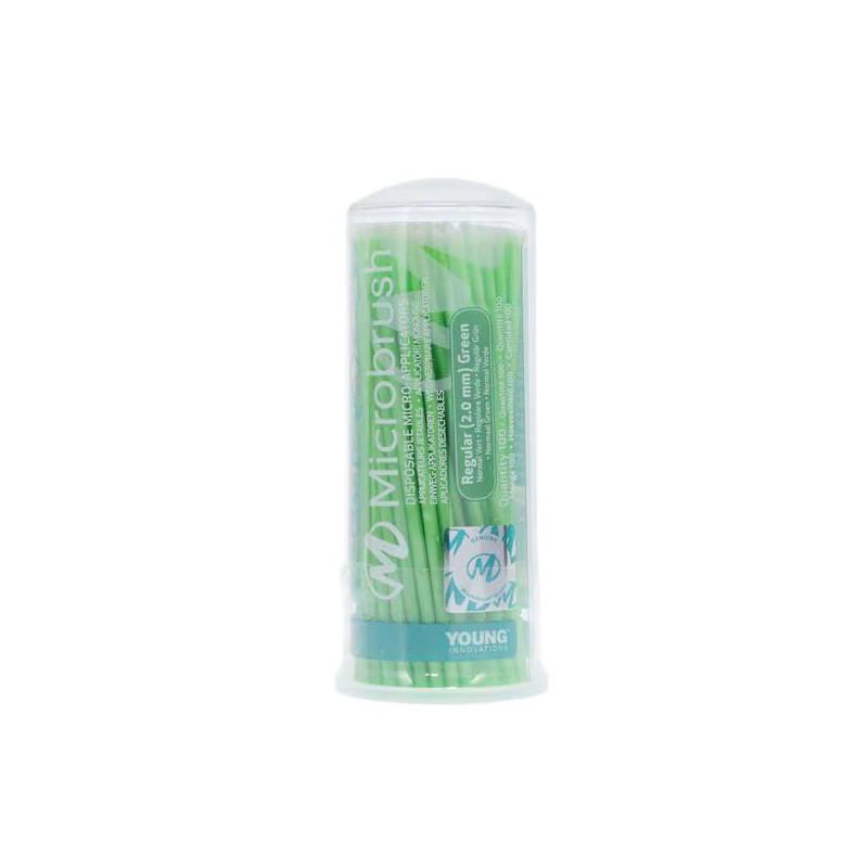 Microbrush® Micro-Applicator Regular Zelená 100ks