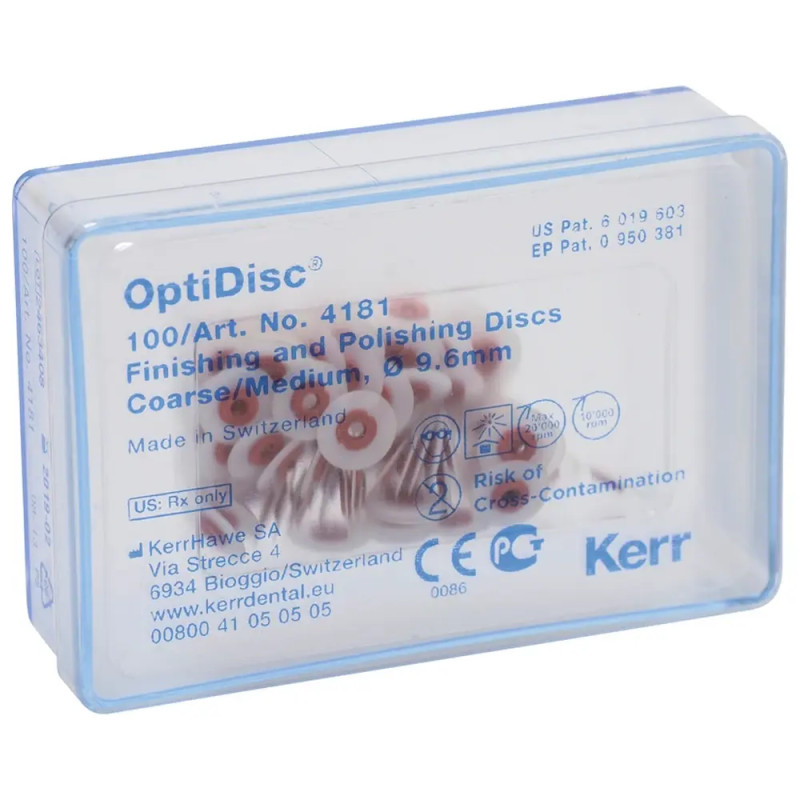 Kerr OptiDisc®Hrubé/Střední Ø 9,6mm Světle Hnědá 100ks