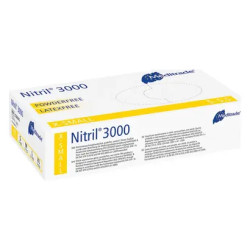 Meditrade Nitrile®3000 Rukavice Bez Pudru XS Bílá 100ks