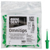 OMNIDENT Omnitips Zelená 100ks