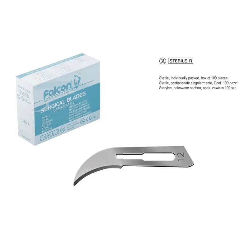 Falcon Medical Čepelka Skalpelová vel.12 100ks