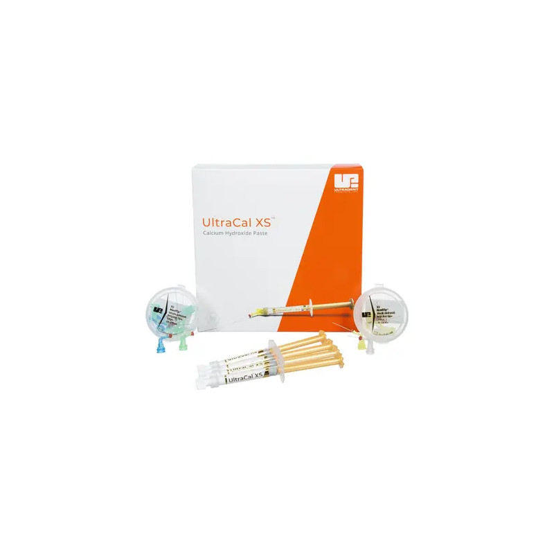 ULTRADENT UltraCal XS 4 x1,2ml Stříkačka 20 NaviTips Kit 1 ks